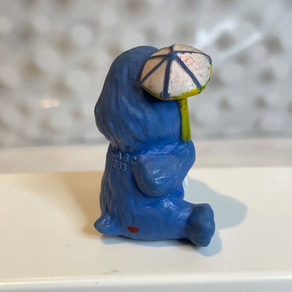 vintage 1983 Care Bears Grumpy Bear PVC figure - Picture 4 of 5